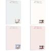 Tinlade 200 Sheet 4 Styles Sewing Gifts to Do List Notepad Gift for Quilters Sewing Enthusiast Checklist Handy Birthday Valentine's Day Quilting Gift