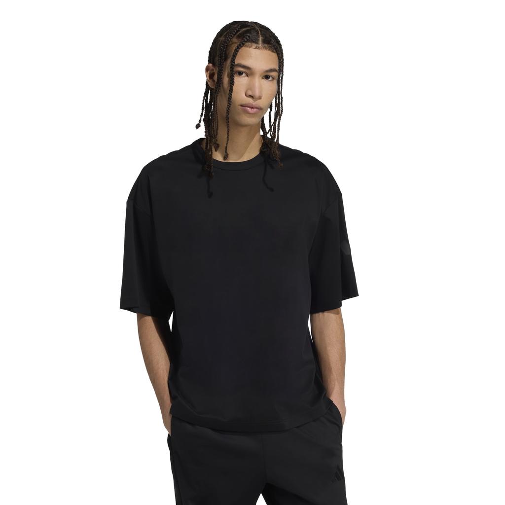 Men's Adidas SOFT LUX T-shirt Black KB8092 Size XXL