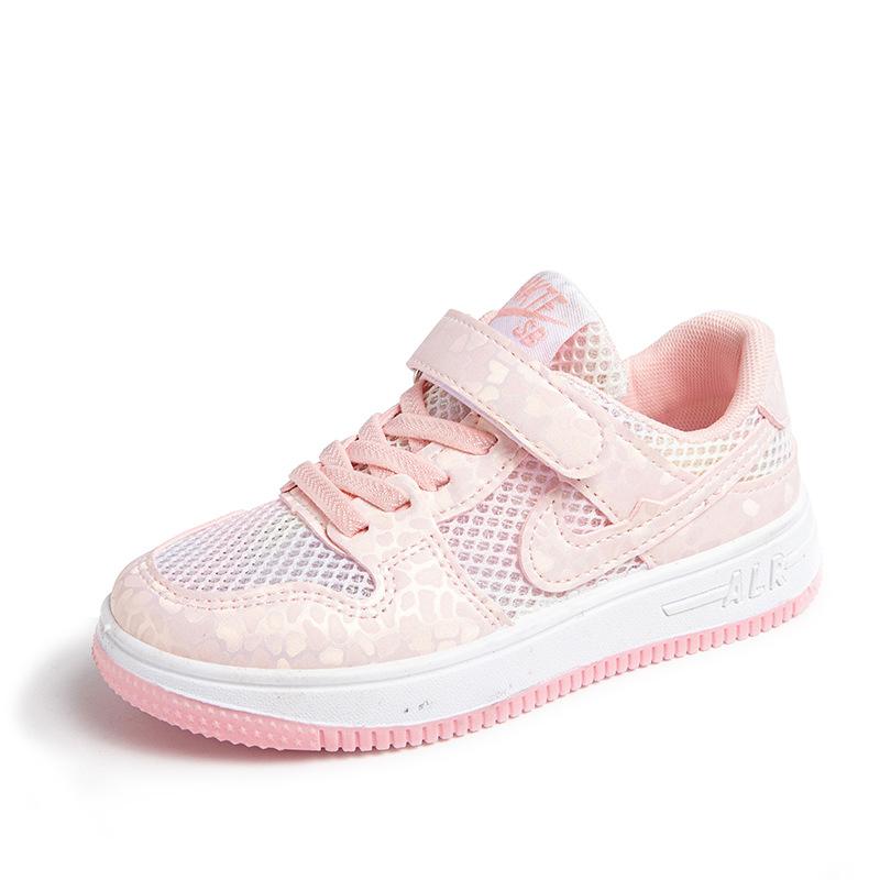Girls' Sneakers Casual Soft-Soled Mesh Surface Running Shoes Girls' Low-Top Shoes