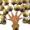 Metalen handgemaakte gouden boom muur hangende kunst decor accent sculptuur met Boeddha zittende boom