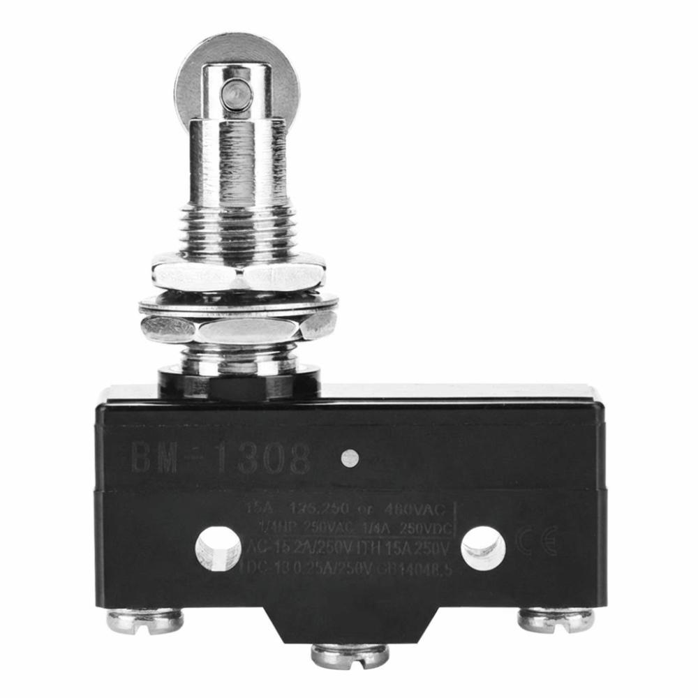 250V 15A Micro Switch Silver Contacts Plastic Housing Momentary Limit Switch Great Conductivity BM-1307/BM-1308