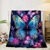 Electric Butterfly Dance Blanket Flannel Blanket Throw Blanket Sofa Cover Blanket Soft Premium Blanket Picnic Blanket Tv Blanket Gifts