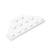 MOC 10PCS 2419 3x6 Wedge Plate Building Blocks 3x6 Cut Corners 43127 Bricks Particle Puzzle Assemble Toys Children Birthday Gift