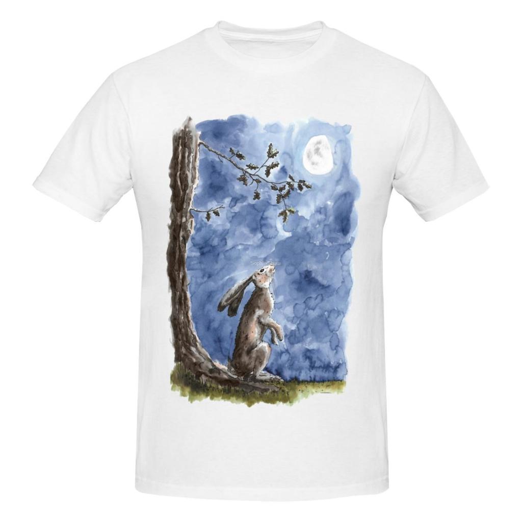 Bunny Howling To The Moon Awesome T Shirts Graphic Y2k Pops Tees Unisex Wounisex Tshirt Tops