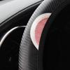 For 37-38cm Diameter Cute Car Steering Wheel Cover Kawaii Pink Ears Car Interior Decoration Accessories For Girls