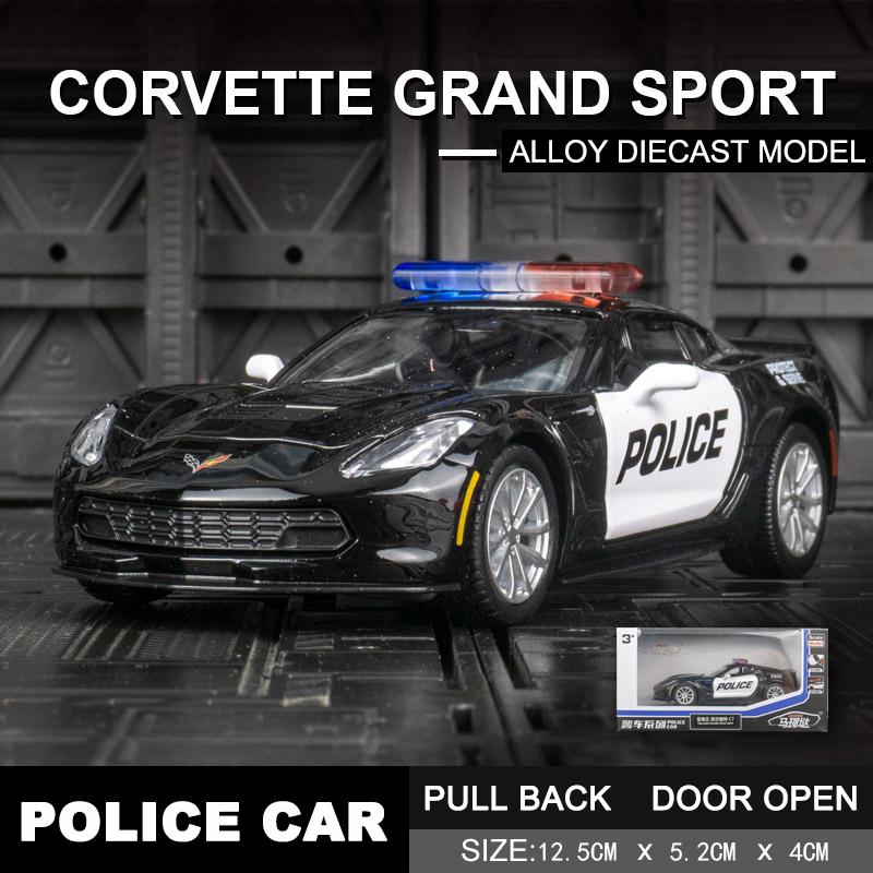 1/36 Police Car Series Alloy Diecast Models Car Toy For Gifts Collections Decorations