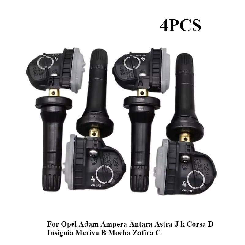 

13506028 4PCS Tire Pressure Monitor Sensor TPMS For Opel Adam Ampera Antara Astra J k Corsa D ignia Meriva B Mocha Zafira C 4pcs