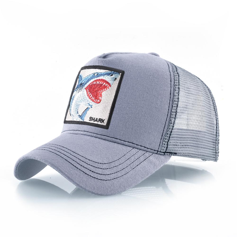 Șepci de camioner Bărbați, femei, îmbrăcăminte de stradă, șapcă de baseball hip hop, cu broderie de rechin, broderie de rechin, snapback, caschetă cu oase de Drake Four Seasons