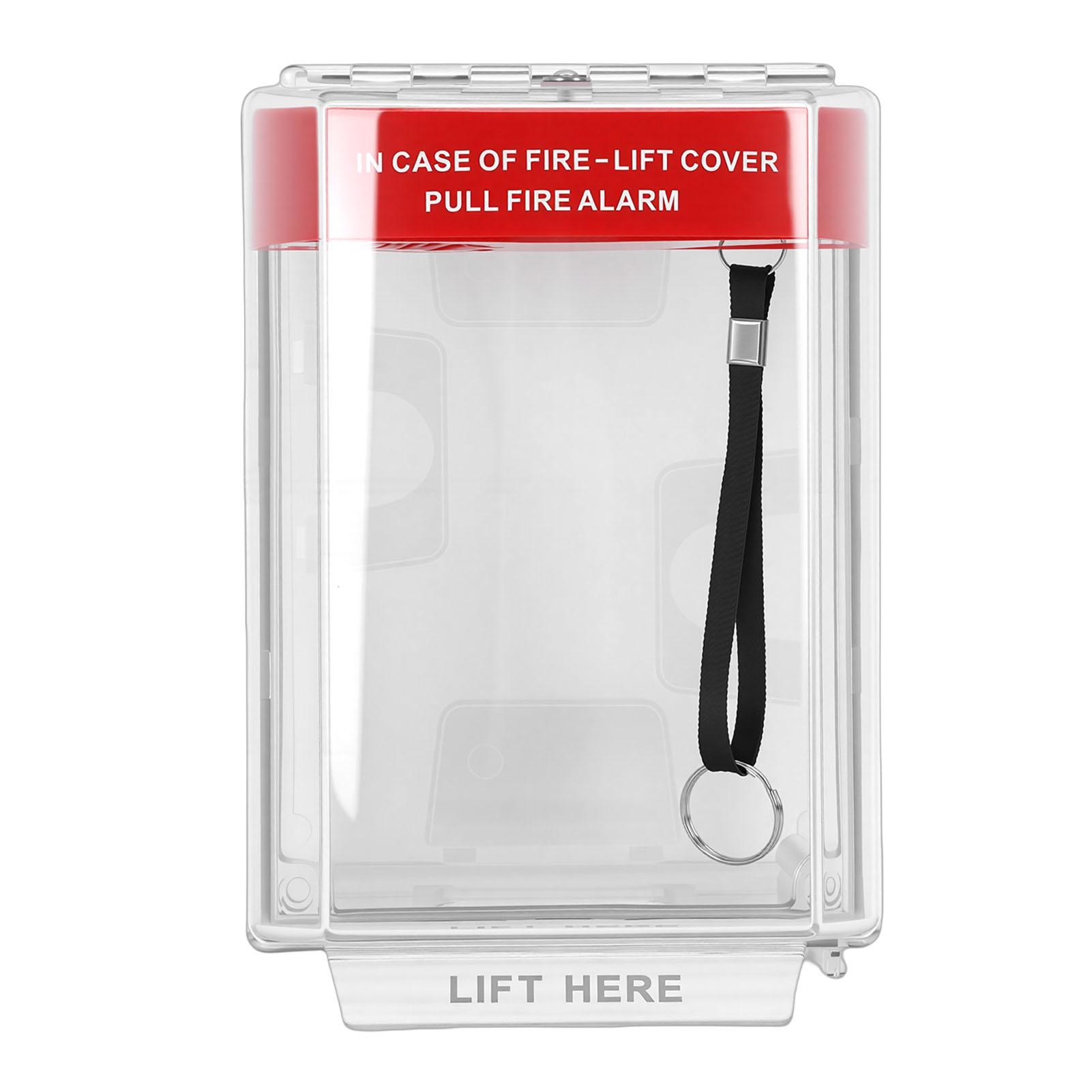 Fire Call Point Cover Manual Call Point Protective Cover Full Protective Pull Station Cover IP67 Water Proof Fireproof Other