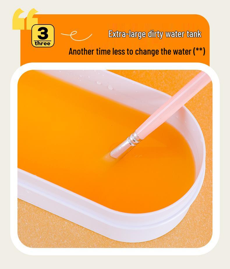 Digital Oil Painting Brush Cleaner and Washer Tool for Paint, Calligraphy, and Watercolor Brushes