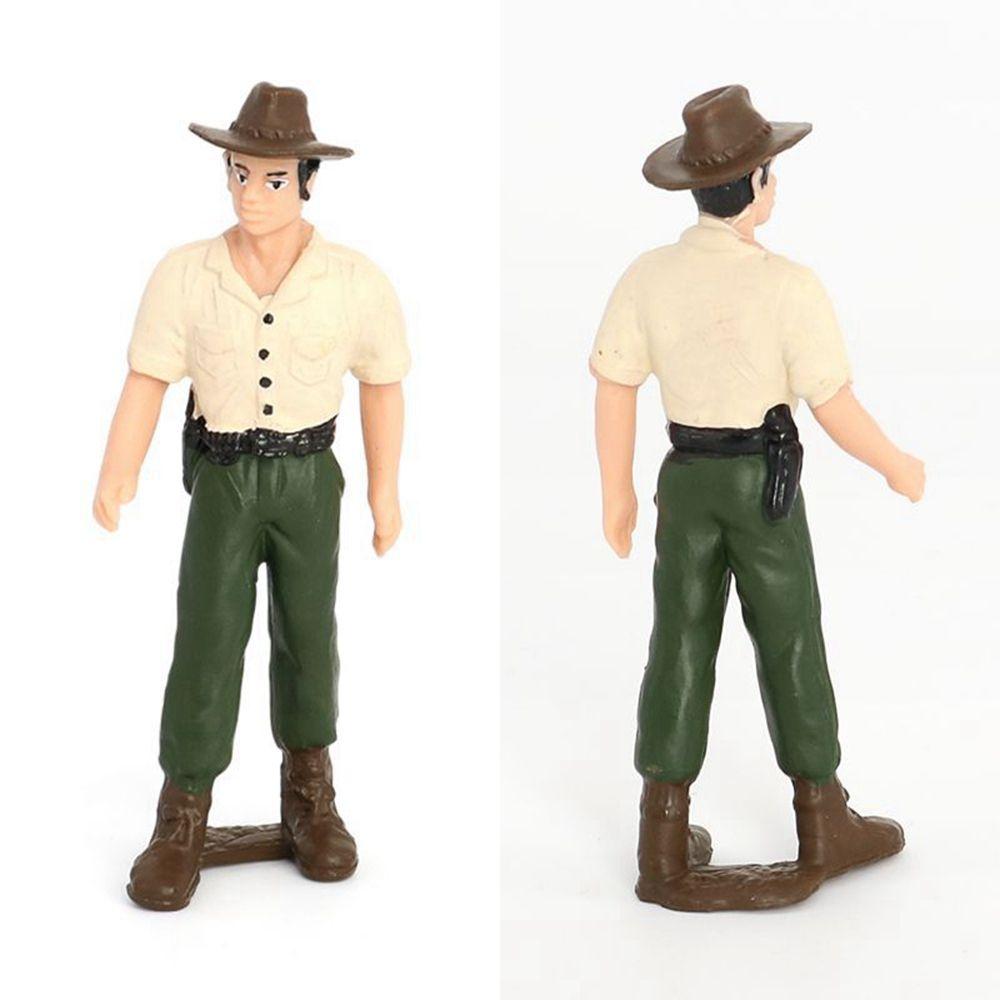 Simulation Toy Figure Farm Ranch Shepherd Breeder Farmer Peasant Doll Sand Table Decoration PVC Hand-made Character Scene Model