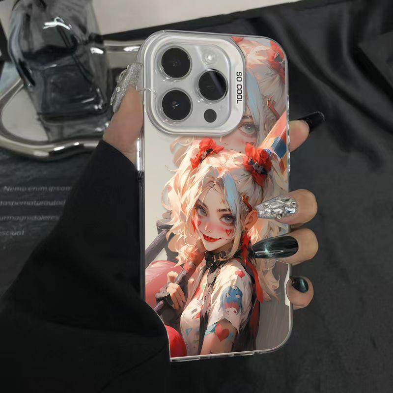 Clown Women's Apple 15/14/13 Phone Case iPhone11/12Promax All-inclusive Xr New Xs Case 78P