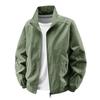 Men's Versatile Stand Collar Jacket - Spring & Autumn 2025 - Loose Fit for Middle-Aged & Young Men