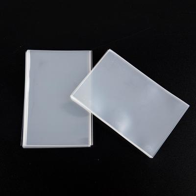 50 Blatt/Packung Transparenter Kartenhüllenhalter für Brettspiel-Ausweishalter