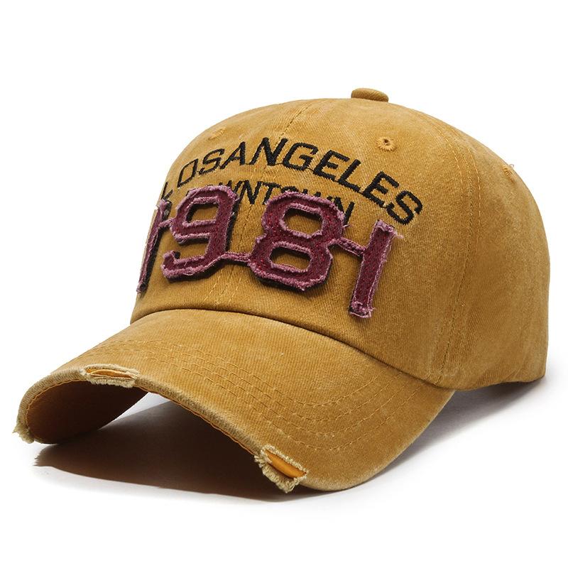 Spring Autumn Cap Men's Baseball Cap Women's Digital Embroidered Cap