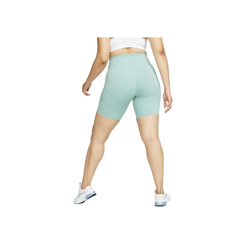 Nike Universal Journey Series Solid High-Waisted Tight Cycling Shorts Women Shorts Mineral DQ5995-309