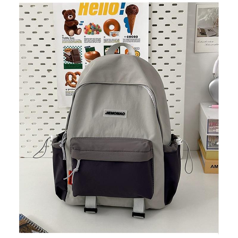 Schoolbag Female Junior High School Students Niche Versatile Backpack 1011 New High Value High School Students Lightweight Travel Backpack Tide
