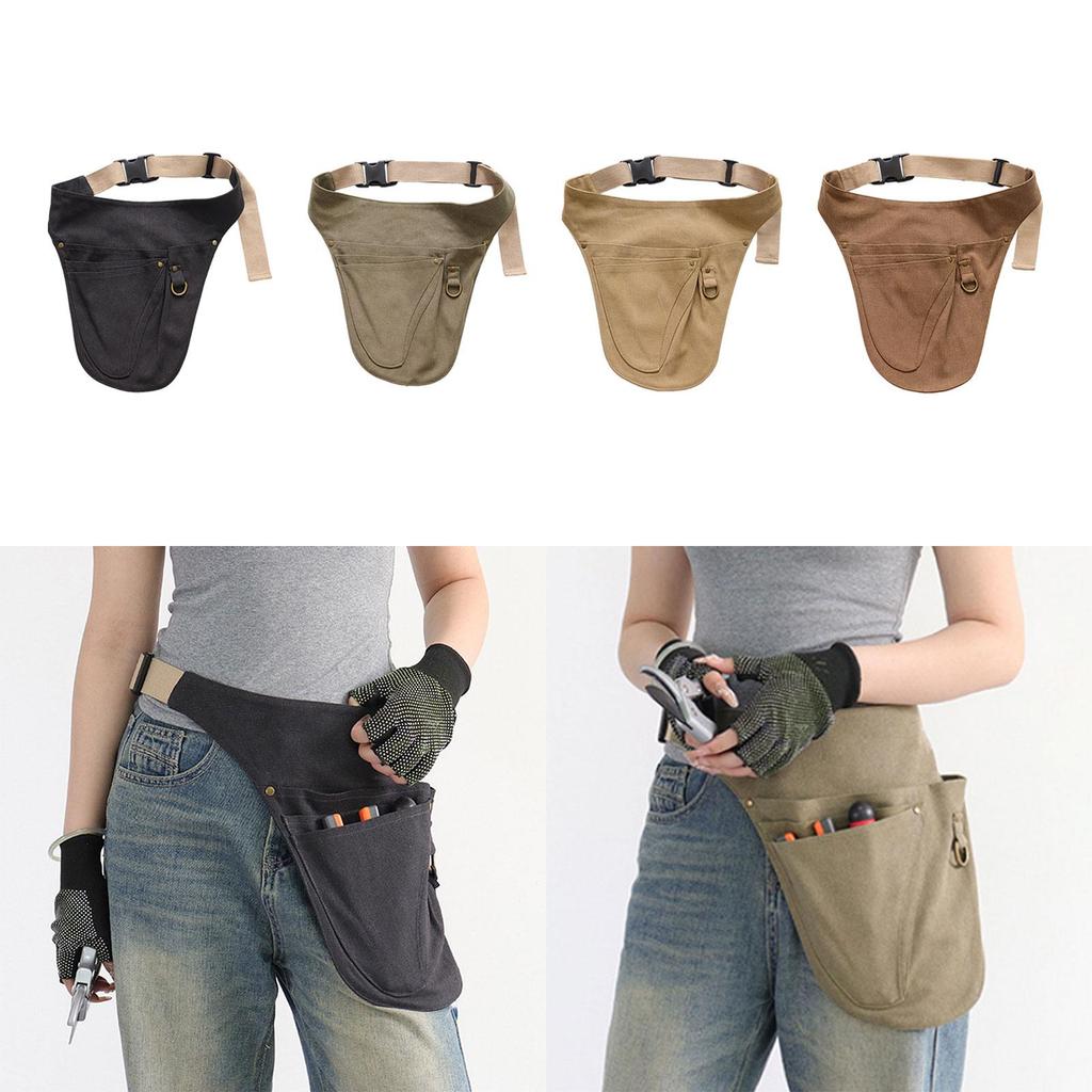 Tool Belt Adjustable Multipurpose Work Apron Waist Pouch Tool Organizer for Handyman Woodworker Construction Plumber Electrician