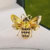 Korean Cute Bee Zircon Brooch: Elegant Enamel Pin for Personality & Style