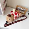 Capybara Bag Plush Cartoon Wear Clothes Skew Bag Girl Children Holiday Gift Doll