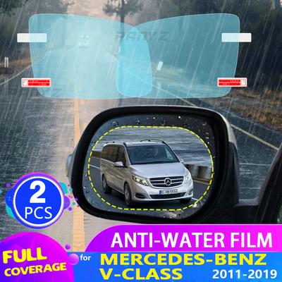 Samolepka na auto zpětného zrcátka Mercedes-Benz třídy V Viano Vito Metris W639 W447 2004-2009 proti zamlžování