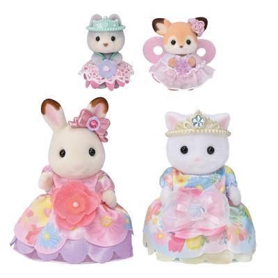 Sylvanian Families Amusement Park Doll Flower Princess Set F-38 ST Mark Certified Ages 3 Up Toy Dollhouse