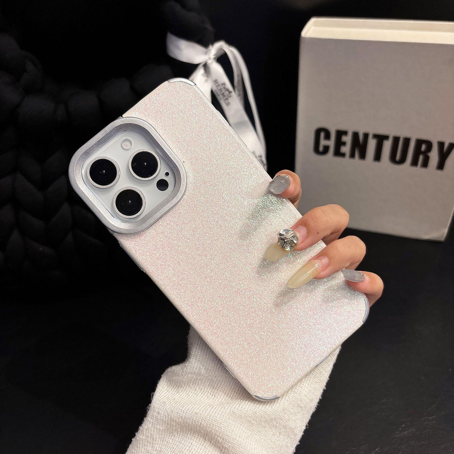 

Подходит для Apple 16 Чехол для мобильного телефона с флеш-пудрой Гальванизированный силиконовый Защитный чехол для iPhone15Promax 1314 Матовый iPhone11