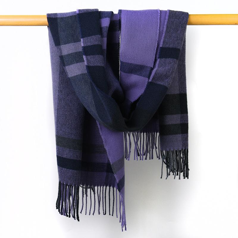 Free Women Scarf Winter Plaid Fringed Scarve Ladies Pashmina Mujer Femme Foulard Bufanda Echarpe Hiver Long Wrap Shawl