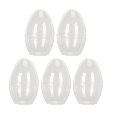 Estuche de almacenamiento para esponjas de maquillaje, 5 unidades, portátil, transparente, con forma de huevo, soporte para esponjas y licuadoras.