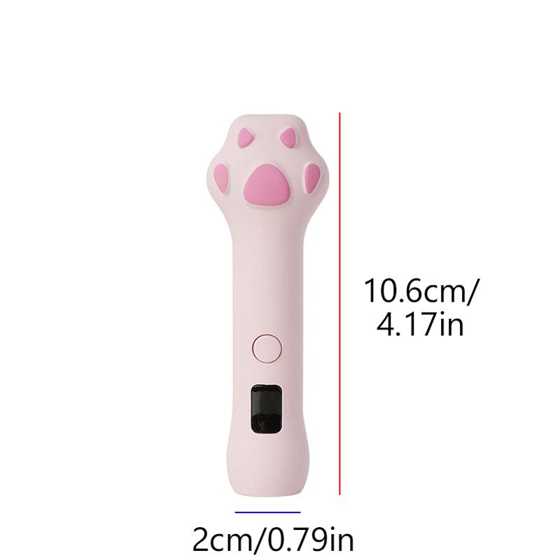 Cat Claw Shape UV LED Nail Lamp Fast Curing Portable USB Rechargeable Handheld Nail Dryer For Gel Polish