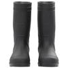 VidaXL Bottes de pluie noir taille 38-46 PVC