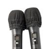 LUYING Microphone Protective Covers, 50 Pieces/25 Pairs, Disposable Non-Woven Fabric Microphone Covers, Noise-Blocking, Splash-Proof, Antibacterial, W