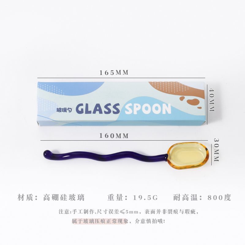

Colorful Glass Bowls Set Heat Resistant Transparent Salad Soup Rice Noodle Bowls with Spoons Tableware