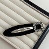 Diamond in the Debris Oval BB Clip Love Square Barrettes Women's Side Bang Clip Simple Style Side Versatile Hair Accessories New