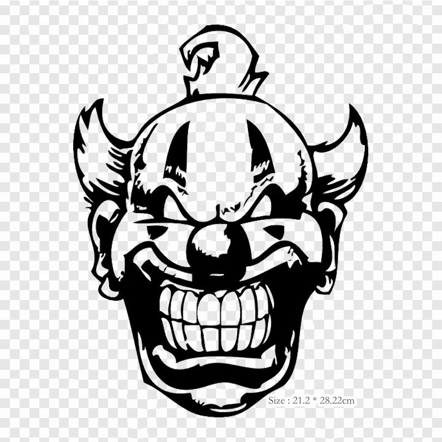 Clown Pierrot Violin Iron On Heat Transfer Printing Vinyl Patches Sticker for Clothes DIY Appliques Washable Patches