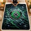 Flannel BlanketBorussia Mönchengladbach Warm Soft Throw Blanket for Indoor Sofa Bed Living Room Use