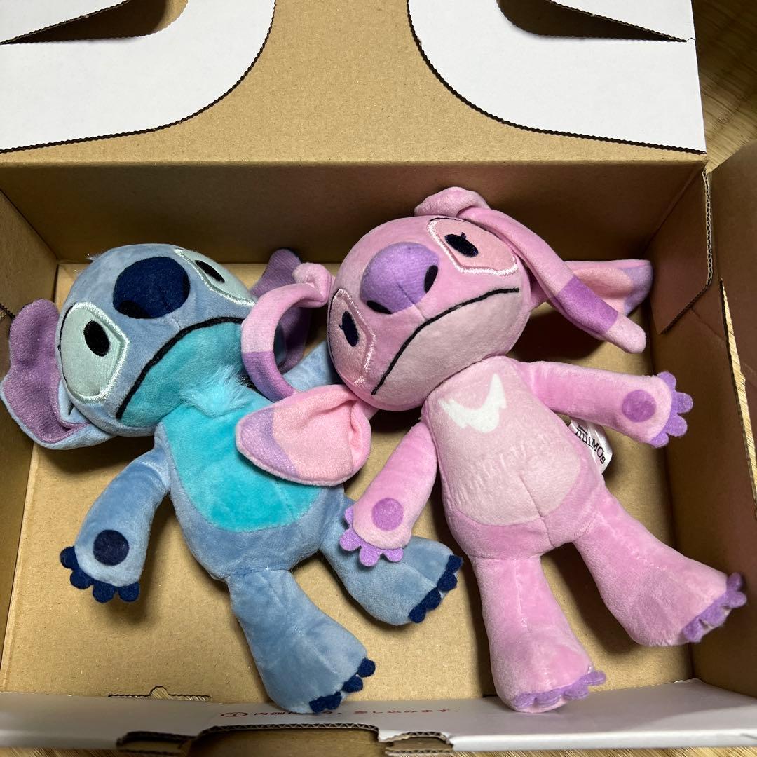 Disney Stitch & Angel stuffed toy set of 2 nuiMos