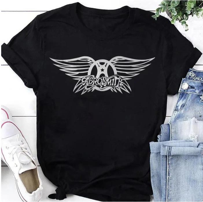 Aerosmith Logo T-Shirt, Aerosmith Peace Out Farewell Tour Shirt, Aerosmith Shirt S