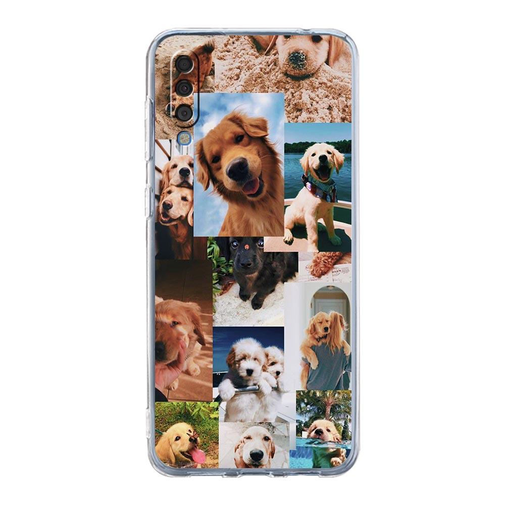 Golden Retriever Friend Phone Case For Samsung A52 A50 A70 A30 A40 A20E A10 A10S A20S A02S A04s A12 A22 A32 A72 5G Clear Cover