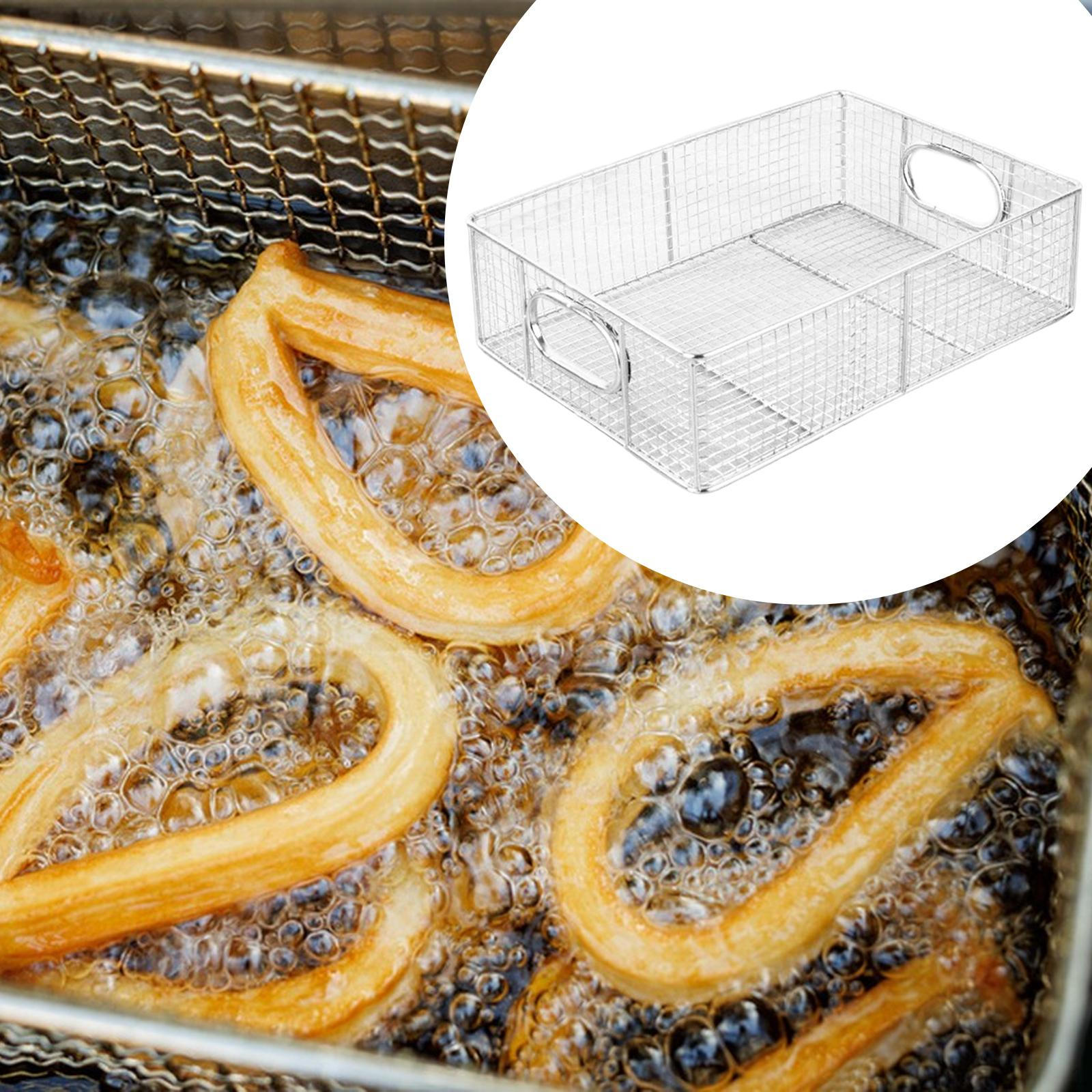 

Корзина для жарки из нержавеющей стали, корзины для хранения продуктов, прямоугольные контейнеры, сервировка хлеба