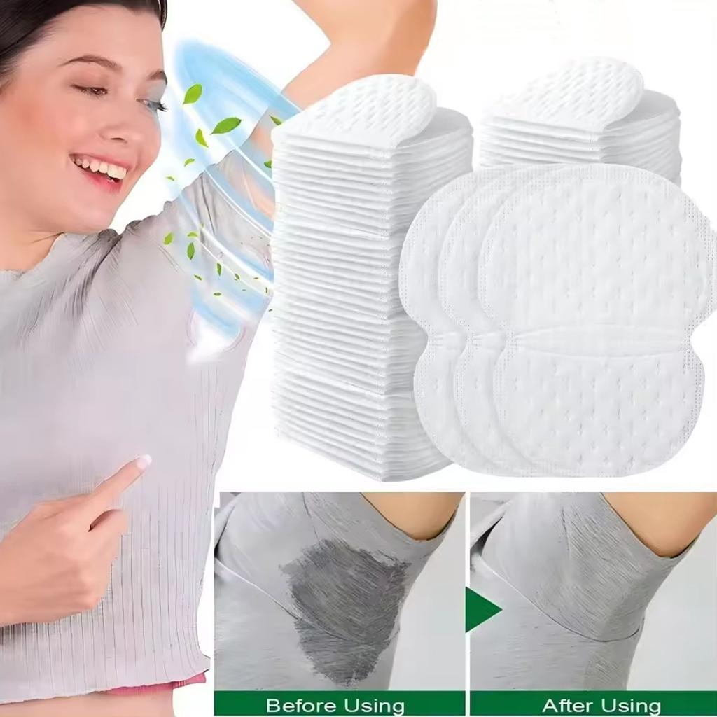 20-100pcs Armpit Sweat Pads Disposable Underarm Sweat-absorbing Stickers Breathable Invisible Sweatproof Clothes Stickers