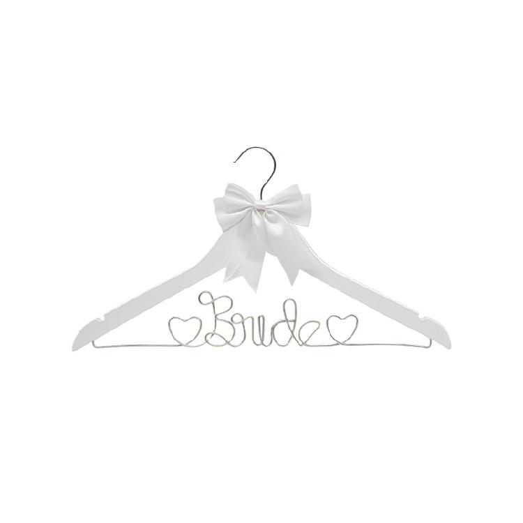 Solid Iron Hanger Engraved Bride Grooms Name Unique Wedding Bachelorette Party Decors
