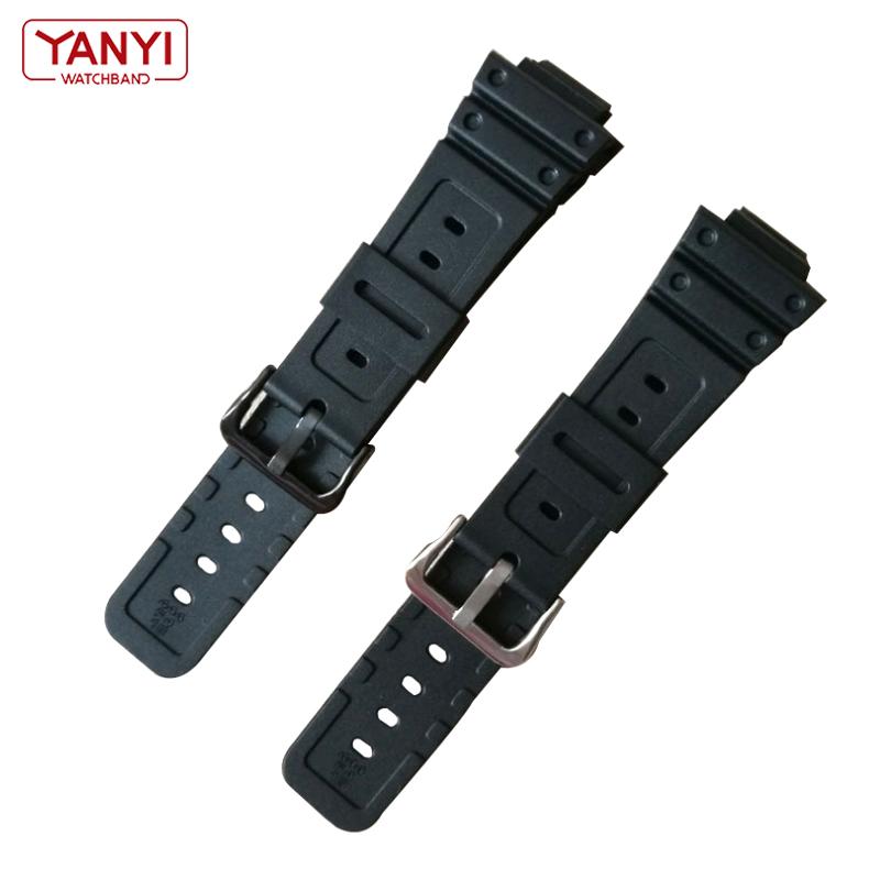 Kunststoff-Uhrenarmband für Casio G-Shock DW-6900/DW9600/DW5600/GW-M5610 GA-2100/2110 DW-5000 GW-B5600 DW5025 5035 Uhrenarmband 16 mm