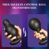 Wireless Remote Control Male Prostate Massager Inflatable Anal Plug Vibrating Butt Plug Anal Expansion Vibrator Sex Toy for Men