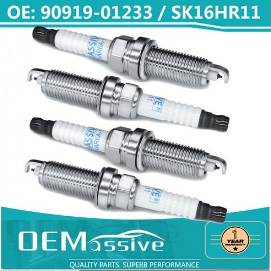 

4 шт. SK16HR11 3417 Иридиевые свечи зажигания ДЛЯ TOYOTA Camry RAV4 90919-01233 Автомобиль