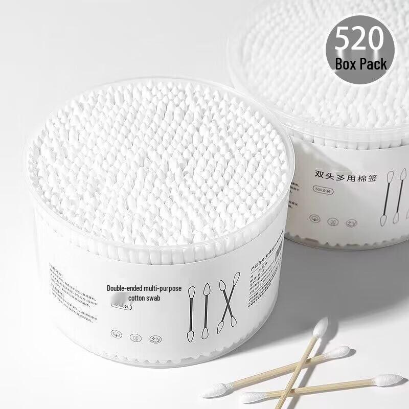 Camellia Thin Bamboo Cotton Swabs