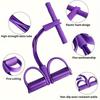 Foot Pedal Tension Bands Home Gym Resistance Bands 4 Elastic Pull Straps Tension Rope for Full Body Workouts and Abdominal