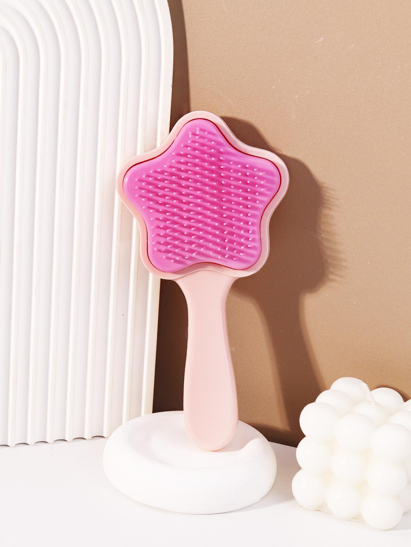 

Cute solid color star cushion comb, hair massage comb, portable airbag comb, suitable for various hairstyles
