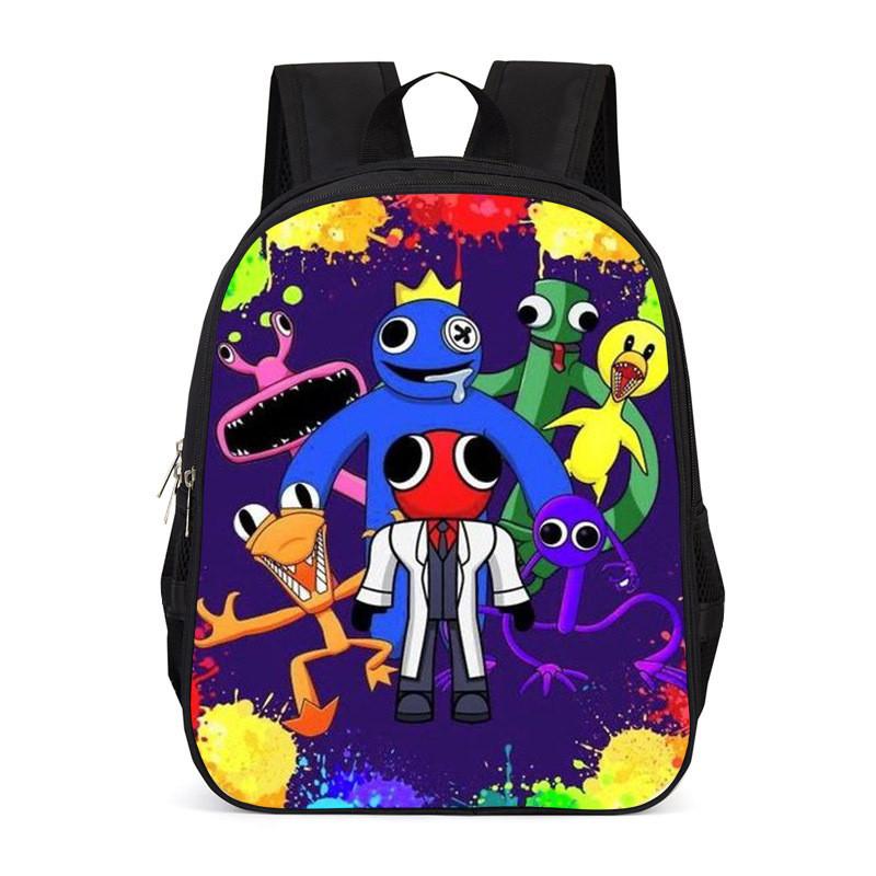 

Spacious And Colorful Roblox Game Backpack For Boys Large Capacity Double Layer School Bag Style A