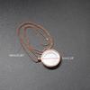 Locket Necklace Diy Floating Round Locket Pendant Live Floating Memory Necklace Suitable for Women's Friendship Necklace